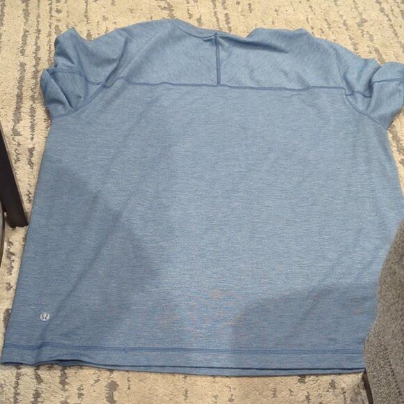 Lululemon Protean Short Sleeve Heathered Oil Slick Blue - Picture 9 of 11